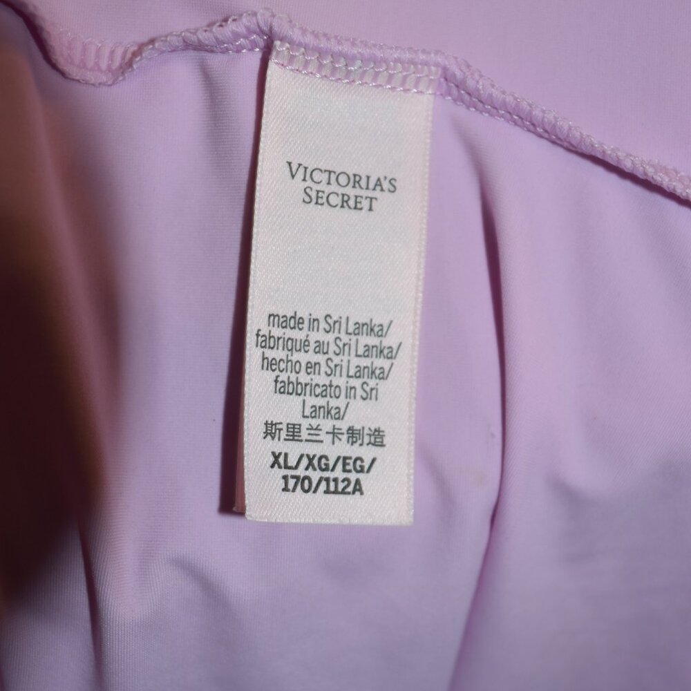 Victorias Secret XL Very Sexy Subtle Shine Shelf Bra Bodysuit W Thong Soft Pink - Picture 3 of 12